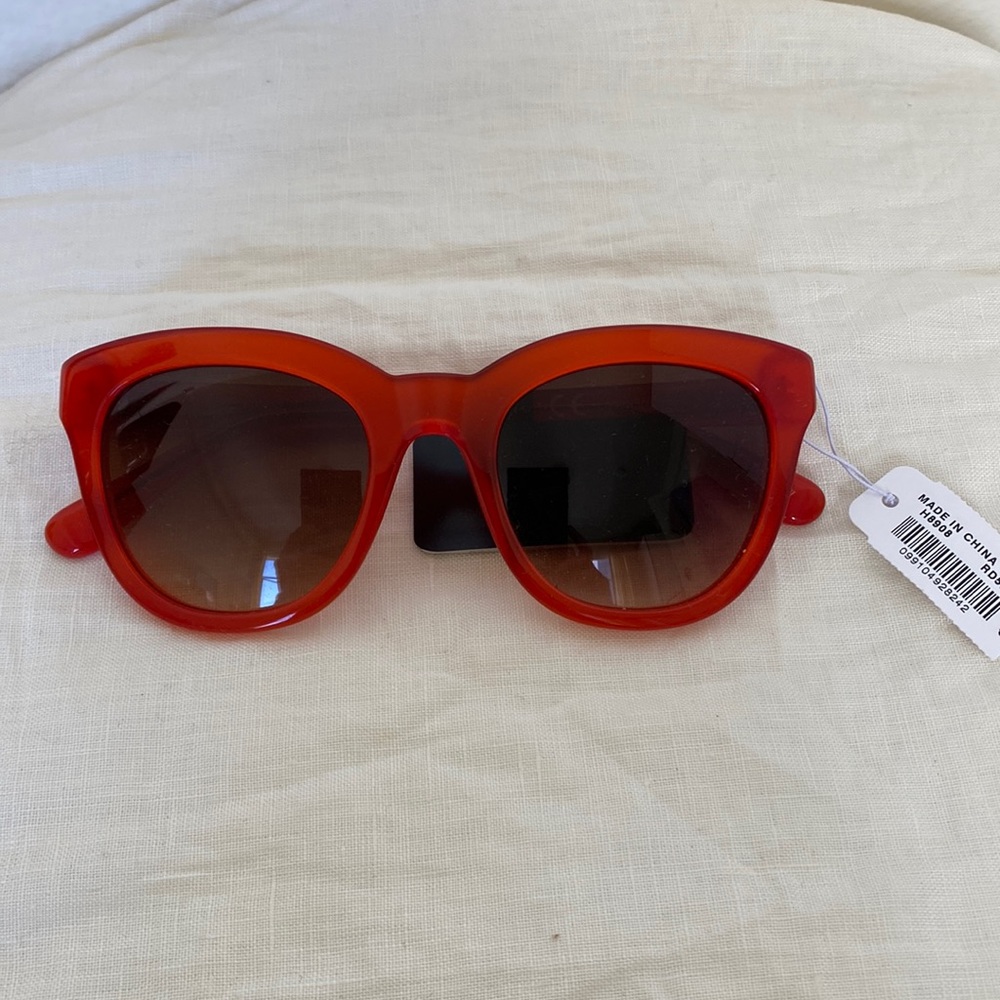 NWT red classic style j crew sunglasses